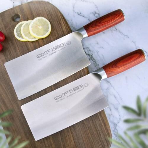 Bone Chopping Knives 50Cr15MoV Stainless Steel Sharp Cleaver Chopping Kitchen Knives Cutting Pork Bone Cutting Knife Cutlery