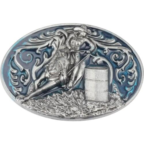 The western belt accessories series belt buckle riding belt pattern metal fashion Jeans accessories Suitable for 3.8 CM width