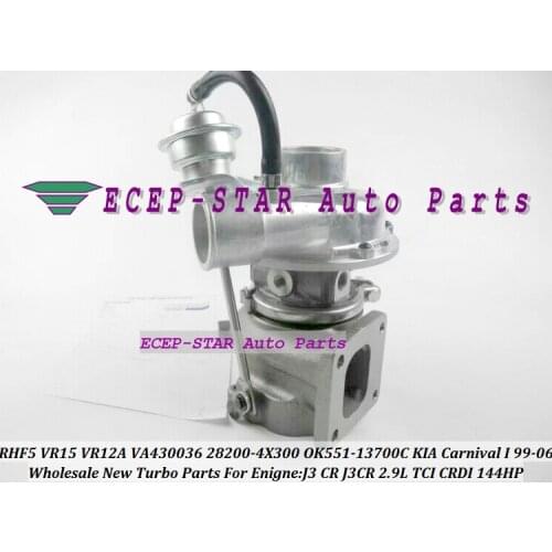 RHF5 VR12 VR15 28200-4X300 282004X300 28200-4X310 OK55113700C OK551 13700C Turbo For KIA Carnival I 1999-06 J3 CR J3CR 2.9L TDI