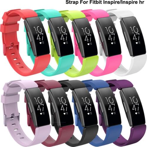 Silicone Sport Band For Fitbit Inspire HR Smartwatch Wristband Replacement Strap For Fitbit Inspire Bracelet Accessories