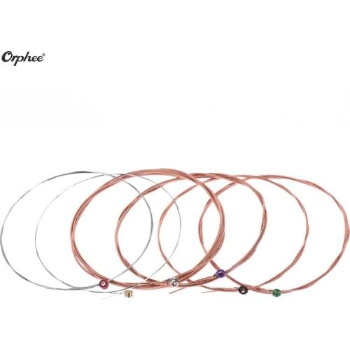 Orphee TX620-P Classical Guitar Strings Carbon Steel Extra Light Tension Acoustic Guitar Strings For Musical Guitar Parts