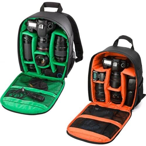 Camera Bag Digital DSLR Bag Waterproof Shockproof Breathable Camera Backpack For Nikon Canon Sony Small Video Photo Bag Backpack