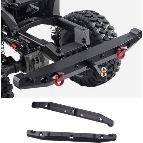 Metal Rear Bumper LED Light for 1/10 RC Crawler Car TRX-4 Axial SCX10 II 90046