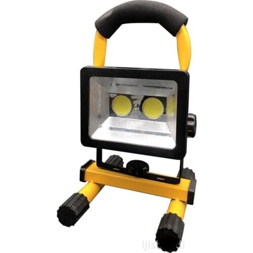 High Power LED Floodlight Caution Light Construction Site Floodlight 30W Portable COB Floodlights