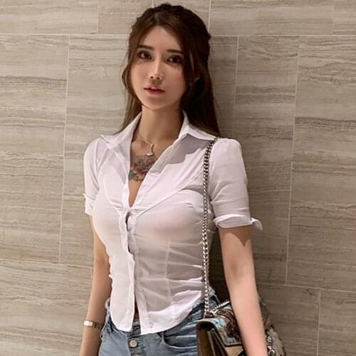 Женские офисные рубашки YI SI FU China At AliExpress