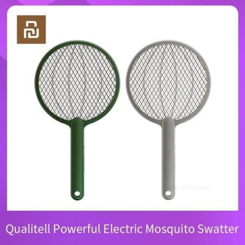 Youpin Qualitell Electric Mosquito Swatter 3600V Handheld Rechargeable Mosquito-Killer Insect Fly Swatter Trap Killing Dispeller