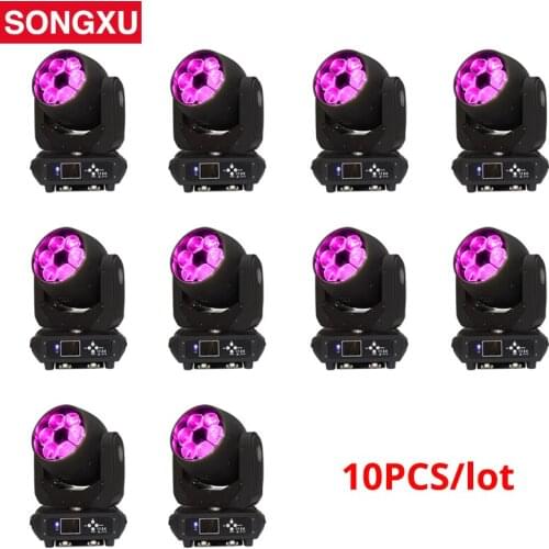10pcs 6x40W Bee Eyes LED Moving Head Light RGBW 4in1 Beam Wash Light with DMX Channel DJ Disco Party Light/SX-MH0640