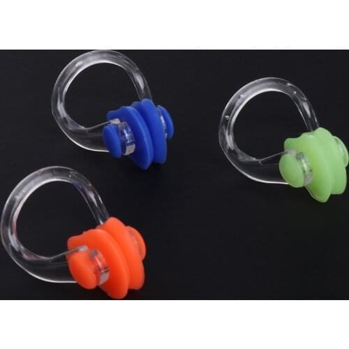 2021 New 3pcs Silica Gel Swimming Watertight Nose Clip Swim Fitness Pool PC Nasal Splint