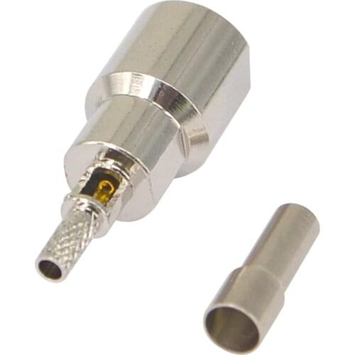 4 Pieces FME Male Plug Straight Crimp for RG316 RG174 RG178 Coaxial Cable RF Connector