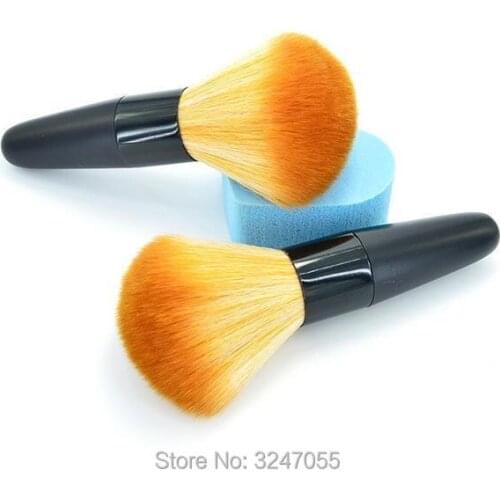 5pcs/lot Professional High Quality Cosmetic Powder Brush, Black High Class Blusher Brush Women Beauty Tool,Cosmetic Makeup Brush