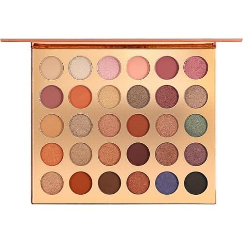 5 Pieces brown smokey eyeshadow palette Private Label matte shimmer valentines eye makeup no logo custom