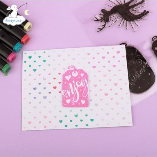 Bunnymoon Cute Deer Silicone Stamp Embossing Scrapbooking Stencil Craft DIY Card Crafts Dies Album Handmade Decor