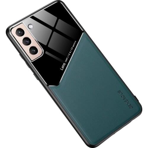 For Samsung Galaxy S21 Plus Case luxury Soft Leather texture Magnetic protective Back Cover Case For samsung s21 ultra shell