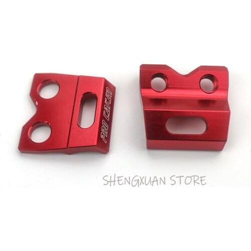 CNC Front Brake Line Hose Clamps Holder For CR125 250 CRF 250R X 450R Dirt Bike Motocross Enduro Supermoto Off Roa