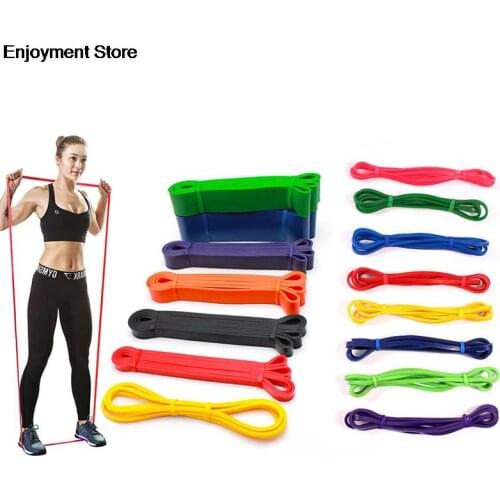 1pc Yoga Fitness Pull Rope Resistance Bands Latex Elastic Stretch Tension Band Exercise Equipment Training Workout Sports