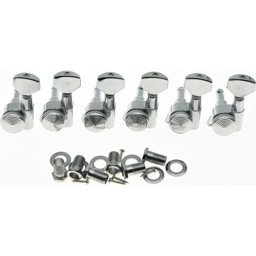 KAISH Left Handed Lefty Guitar Locking Tuning Keys Tuners Machine Heads CR
