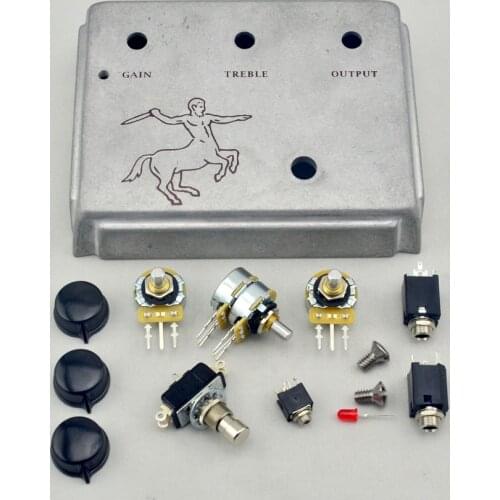 DIY Klon Centaur Silver Professional Overdrive Guitar Effect Pedal Kits-klon kit