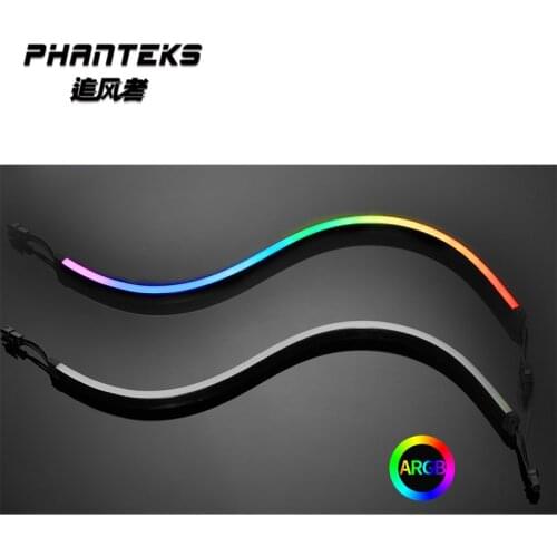 PHANTEKS Combo Light Strip ARGB Neon Computer Case Decoration LED Strip 5V 3PIN Light Header AURA 13mmx5.5mmx400mm X 2pcs