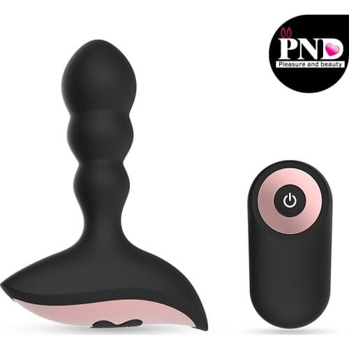 Male Prostate Massage Vibrator Anal Plug Silicone Waterproof Prostata Stimulator Butt Delay Ejaculation Ring Toy for Men