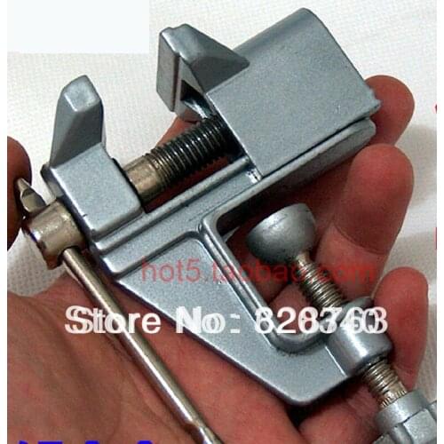 Freeshipping High quality Mini Table Vice Aluminium Alloy Bench Screw Bench Vise for DIY Jewelries Craft mould Fixed Repair Tool