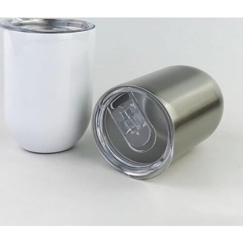 2pcs 300ml 10oz Car thermos Bottle Cup Blank Sublimation Transfer Prtinting by Sublimation INK DIY Transfer Heat Press Printing