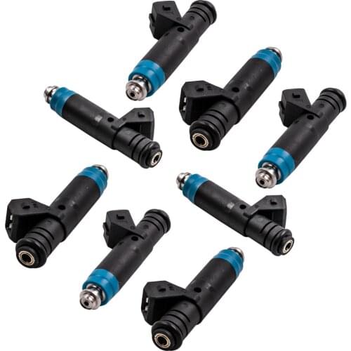 8Pcs 80LB High Impedance Fuel Injectors For BMW 530i 1994-1995 109991 for Mustang GT SVT Cobra LX 4.6L 5.0L 5.4L V8 110324