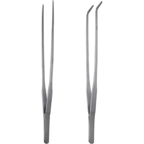 Universal 27CM Aquarium Plant Shrimp Reef Tank Straight Tweezer Stainless