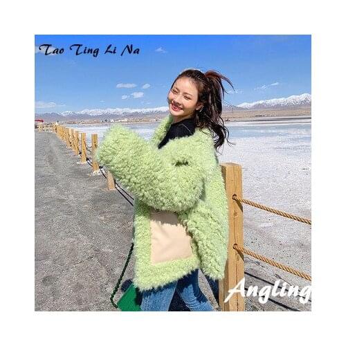 Top brand Style 2020 New High-end Fashion Women Faux Fur Coat C29 high quality