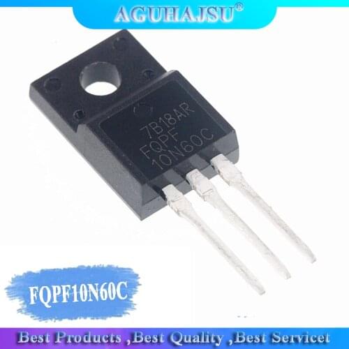 10PCS FQPF10N60C TO-220F 10N60C 10N60 TO220 FQPF10N60 new MOS FET transistor