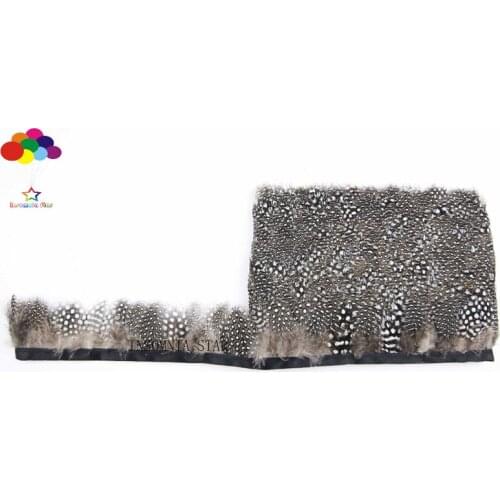 10 yards high quality pearl pheasant feather trim gray cloth sideband 4-6cm wide for skirt wedding dress party DIY crafts