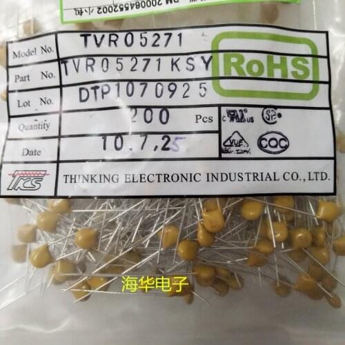 100% New and original TVR05271K 5D271 270V 5MM varistor