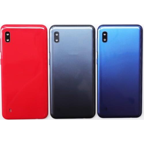 100% Original Battery Cover Back Panel Rear Door Housing Case For Samsung galaxy A10 a105f Back battery Cover door & logo