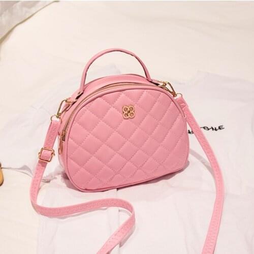 2021 Casual Diamond Lattice Small Messenger bag for Girl Handbag Womens Messenger bags Tote Lovely Crossbody bag