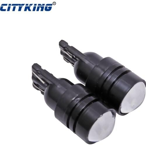 50pcs/lot High quality Car led T10 2smd 5630 5730 Lens w5w 168 194 Turn Signal W5W 168 Wedge Door Instrument Side Bulb Lamp