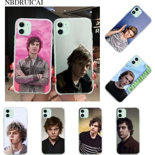 PENGHUWAN evan peters Soft Silicone Black Phone Case for iPhone 11 pro XS MAX 8 7 6 6S Plus X 5S SE XR cover
