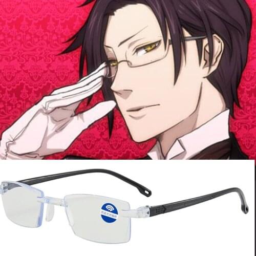 Black Butler Jason Douglas Cosplay Glasses Halloween Carnival Cosplay Costume Accessories