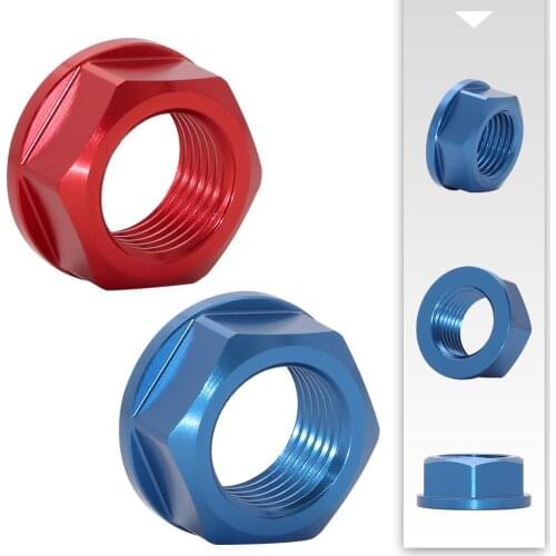 M16 Motorcycle Parts CNC Aluminum Front Wheel Axle Nut Screw Bolt For Honda CRF250R CRF450R CRF250X CRF450X