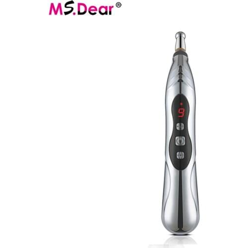 Electronic Acupuncture Pen Electric Meridians Laser Therapy Heal Massage Pen Meridian Energy Pen Relief Pain Tools