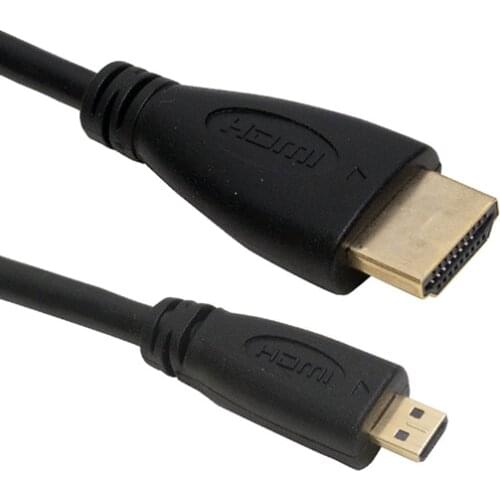 HDMI MALE MİCRO HDMI MALE GOLD 1,5 METERS CABLE POWERMASTER