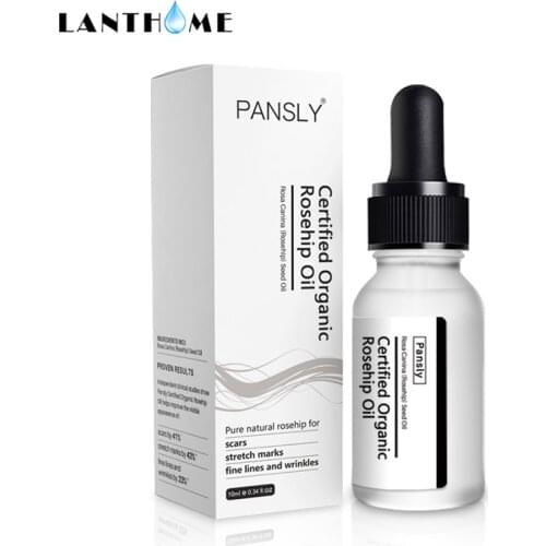 Organic Pure Rosehip Oil Anti-Aging Whitening Moisturizer Rose Hip Essential Oil Skin Care Acne Scar Serum Stretch Marks Remover