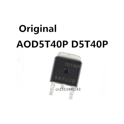 Original 5pcs/ AOD5T40P 3.9A 400V TO252 D5T40P