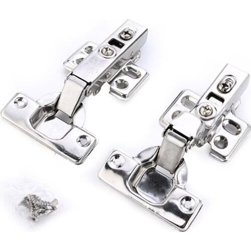304 Stainless Steel Hinges Kitchen Close Door Hinge Furniture Shock Absorber Wooden Furniture Hinge Door Hardware Buffer Tool
