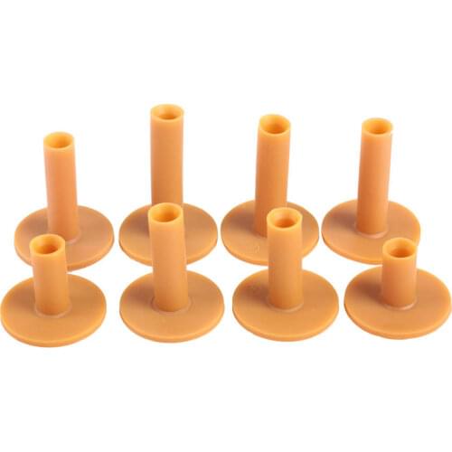 Rubber Golf Trainer Aid Tee Holder 8 Different Size Driving Range Tees Holders 5/42/54/60/65/70/75/80mm Rubber Tee golf training