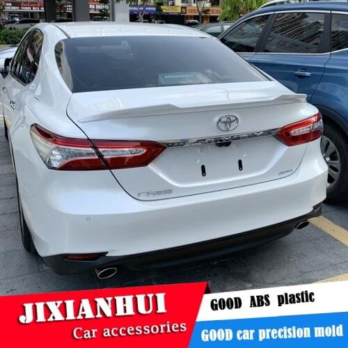 For Toyota Camry Spoiler 2018-2019 Camry Spoiler yRF ABS plastic Material Car Rear Wing Color Rear Spoiler