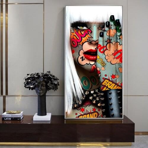 Body Graffiti Art Paintings Print on Canvas Art Posters and Prints Modern sexy Girls Canvas Pictures For Living Room Cuadros