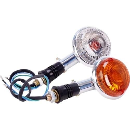 Motorcycle Turn Signal Indicator Light Turning Amber Bulb Blinker Flash Lamp for yamaha XV250 XV400