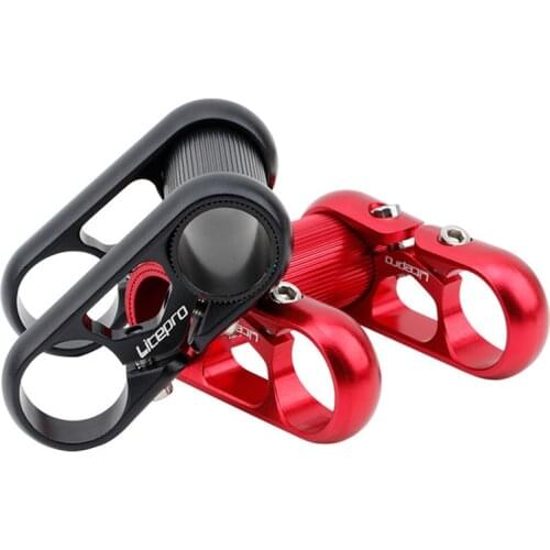 Litepro New Double-stem Folding Bike Full Hollow Aluminum Alloy Ultralight Handlebar Stem Bicycle 412 SP8 Modified