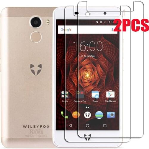 2PCS FOR Wileyfox Swift 2 Plus High HD Tempered Glass Protective ON Swift2 2Plus Swift2Plus Screen Protector Film
