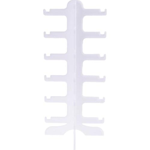 1pc Plastic 6 Pair Glasses Frame Stand Eyeglasses Sunglasses Display Holder Rack Shelf Jewellery Clothing Accessories Organizer