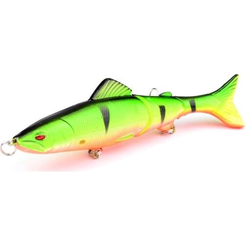 17.6g/12.7cm Sinking Wobblers Fishing Lures Jointed Crankbait Swimbait 3 Segment Hard Artificial Bait for Fishing Tackle Lure